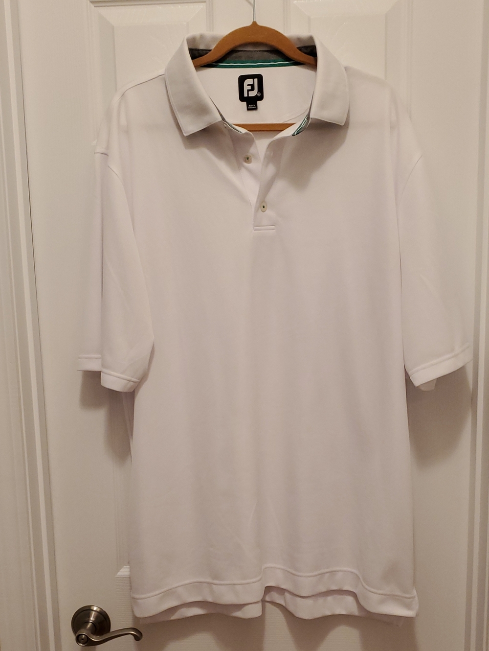 FootJoy 🌻 Men's White Golf Polo Shirt XXL